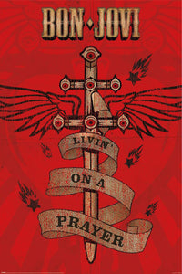 Poster Bon Jovi Livin On a Prayer 61x91 5cm Pyramid PP35296 | Yourdecoration.de