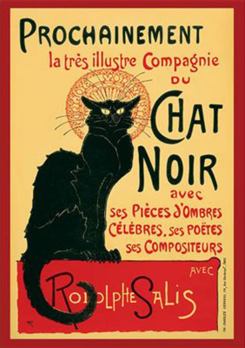 Poster Chat Noir Steinlein 61x91 5cm PP0508 | Yourdecoration.de