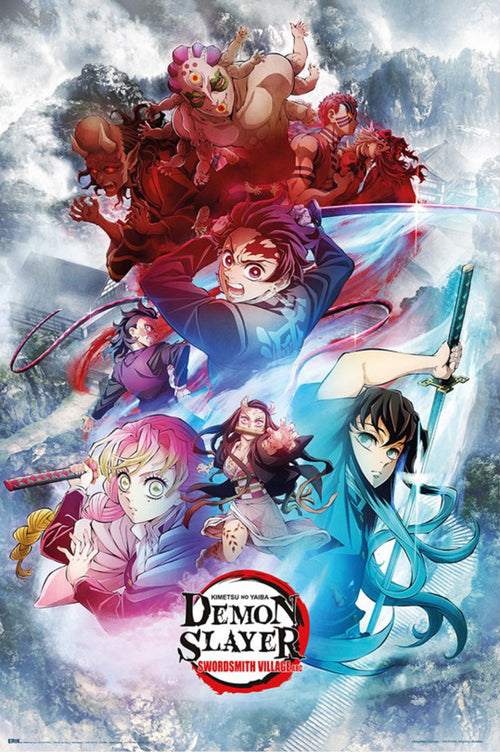 Poster Demon Slayer Swordsmith Village 1 61x91 5cm GPE6070 | Yourdecoration.de