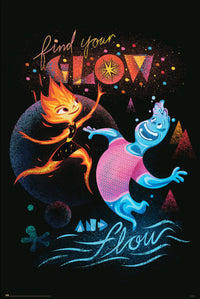 Poster Disney Pixar Elemental Find Your Glow And Flow 61x91.5cm Grupo Erik GPE5800 | Yourdecoration.de