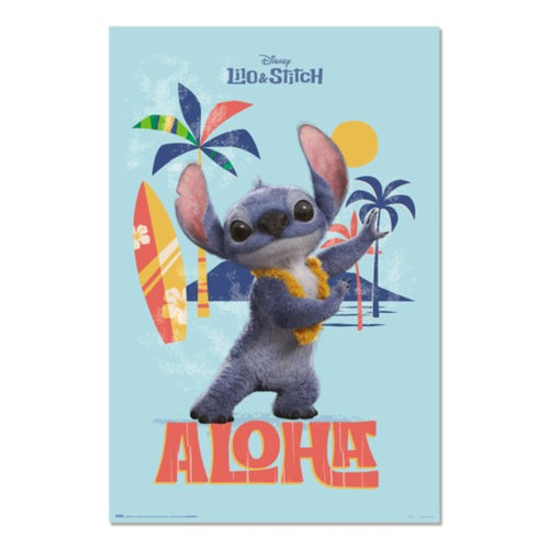 Poster Disney Stitch Live Action Aloha 61x91 5cm Grupo Erik GPE5956 | Yourdecoration.de
