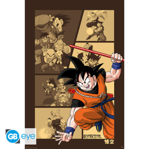 Poster Dragon Ball Goku Retro 61x91 5cm GBYDCO717 | Yourdecoration.de