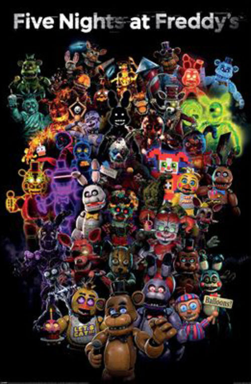 Poster Five Nights At Freddies Collage 61x91 5cm PP2501075 | Yourdecoration.de