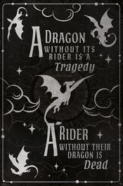 Poster Fourth Wing Quotes 61x91 5cm GBYDCOA049 | Yourdecoration.de