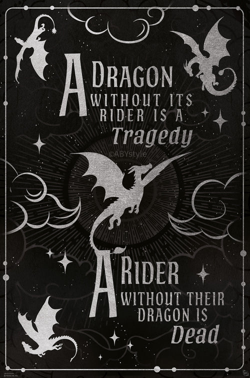 Poster Fourth Wing Quotes 61x91 5cm GBYDCOA049 | Yourdecoration.de