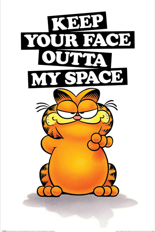 Poster Garfield Keep Your Face 61x91 5cm PP2402357 | Yourdecoration.de