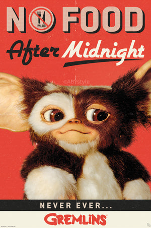 Poster Gremlins No Food After Midnight 61x91 5cm GBYDCOA002 | Yourdecoration.de