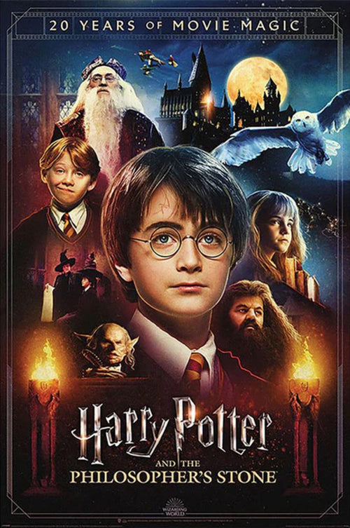 Poster Harry Potter 20 Years Of Movie Magic 61x91 5cm Pyramid PP34925 | Yourdecoration.de