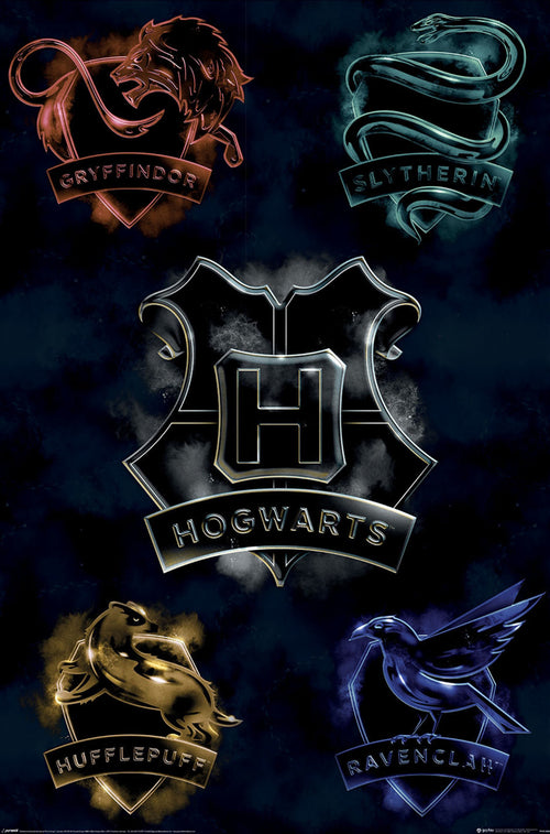 Poster Harry Potter Houses 61x91 5cm PP2512503 | Yourdecoration.de