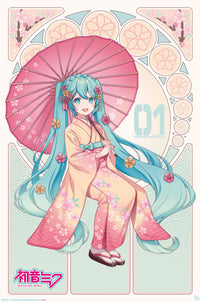 Poster Hatsune Miku Sakura Kimono 61x91 5cm Abystyle GBYDCO587 | Yourdecoration.de