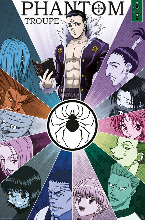 Poster Hunter X Hunter Spider Members 61x91 5cm GBYDCOA028 | Yourdecoration.de