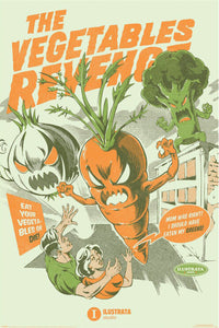 Poster Illustrata The Vegetables Revenge 61x91 5cm Pyramid PP35304 | Yourdecoration.de