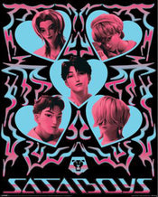Poster K Pop Demon Hunters Saja Boys Hearts  40x50cm MPP2510744 | Yourdecoration.de