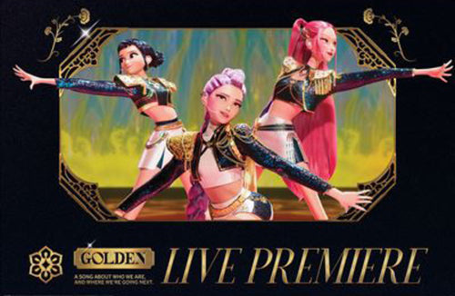 Poster Kpop Demon Hunters Golden Live 91 5x61cm PP2512410 | Yourdecoration.de