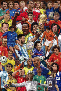 Poster Legendary Footballers 61x91 5cm Grupo Erik GPE5817 | Yourdecoration.de