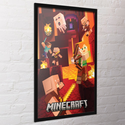 Poster Minecraft Cinematic Piglins 61x91 5cm PP2512255 Sfeer | Yourdecoration.de