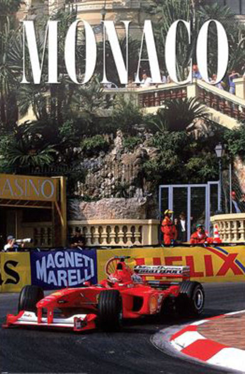 Poster Monaco Race 61x91 5cm PP2500856 | Yourdecoration.de
