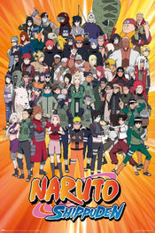 Poster Naruto Shippuden Characters 61x91 5cm GPE6022 | Yourdecoration.de