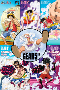 Poster One Piece Gears History 61x91 5cm Abystyle GBYDCO504 | Yourdecoration.de