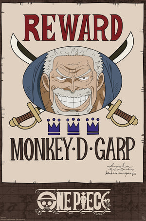 Poster One Piece Wanted Garp Cross Guild 61x91 5cm GBYDCOA008 | Yourdecoration.de