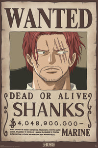 Poster One Piece Wanted Shanks 61x91 5cm Abystyle GBYDCO482 | Yourdecoration.de