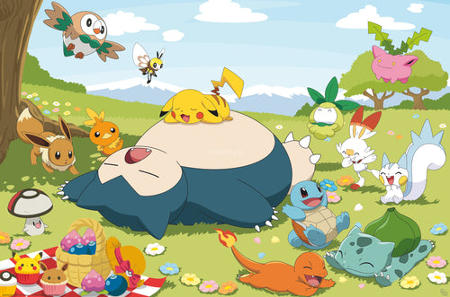 Poster Pokemon Picnic Day 61x91 5cm GBYDCOA016 | Yourdecoration.de