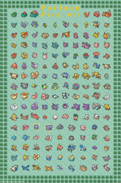 Poster Pokemon Pixel Art 61x91 5cm GBYDCOA042 | Yourdecoration.de