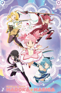 Poster Puella Magi Madoka Magica Group 61x91 5cm Abystyle GBYDCO335 | Yourdecoration.de