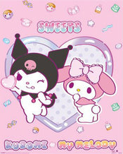Poster Sanrio Kuromi My Melody Sweets 40x50cm MPP2501459 | Yourdecoration.de