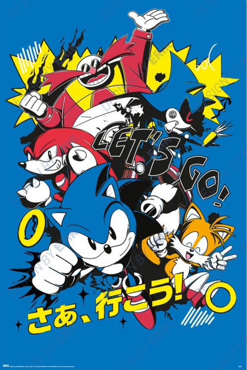 Poster Sonic Manga 61x91 5cm GPE6116 | Yourdecoration.de