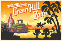 Poster Sonic The Hedgehog Come Plat At Beautiful Green Hill Zone 91 5x61cm Grupo Erik GPE5808 | Yourdecoration.de