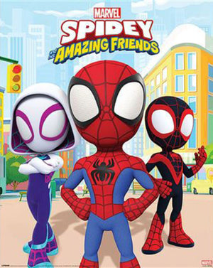 Poster Spidey And his Amazing Friends Power Of 3 40x50cm Pyramid MPP50802 | Yourdecoration.de