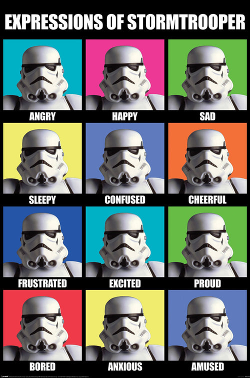 Poster Star Wars Expression Of Stormtrooper 61x91 5cm PP2513189 | Yourdecoration.de