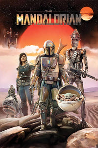 Poster Star Wars The Mandalorian Group 61x91 5cm Pyramid PP34642 | Yourdecoration.de