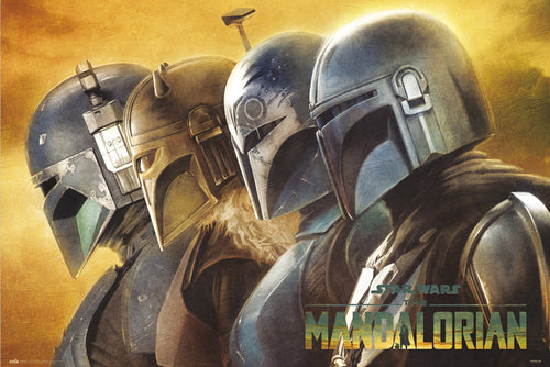 Poster Star Wars The Mandalorian Mandalorians 91 5x61cm Grupo Erik GPE5769 | Yourdecoration.de