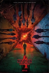 Poster Stranger Things 4 Every Ending Has A Beginning 61x91 5cm Pyramid PP34749 | Yourdecoration.de