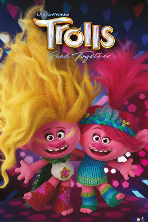 Poster Trolls Band Togehter Viva and Poppy 61x91 5cm Pyramid PP35191 | Yourdecoration.de