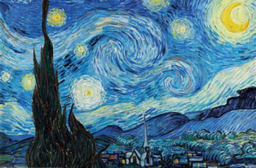 Poster Vincent Van Gogh Starry Night 91 5x61cm PP2400690 | Yourdecoration.de