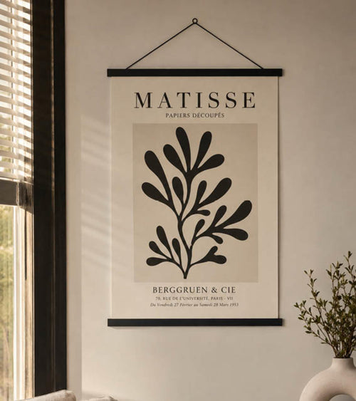 Posterhaenger Schwarz An der Wand | Yourdecoration.de