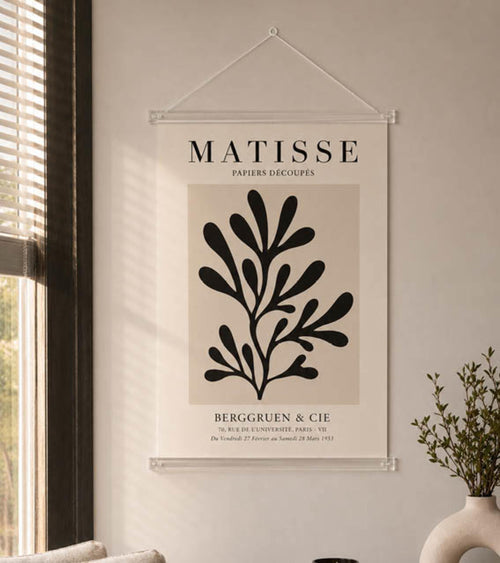 Posterhaenger Transparent An der Wand | Yourdecoration.de
