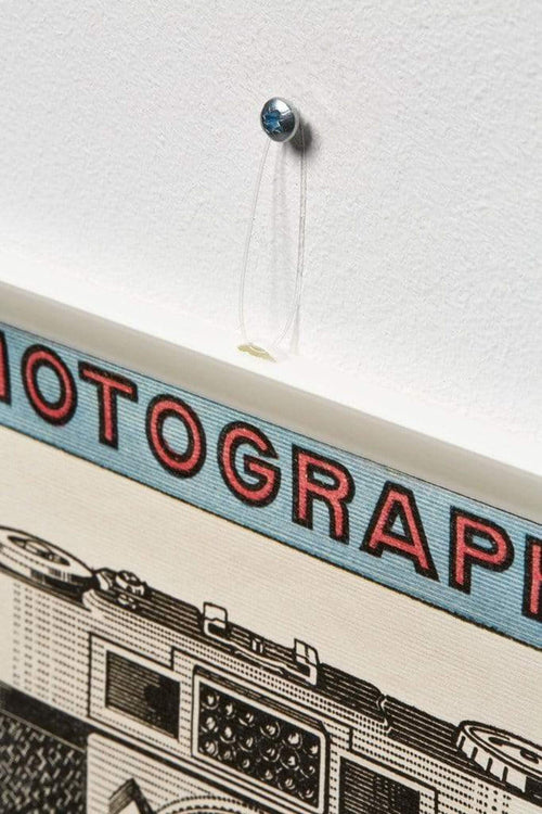 Posterhänger Weiss 30cm mit aufhangauge | Yourdecoration.de