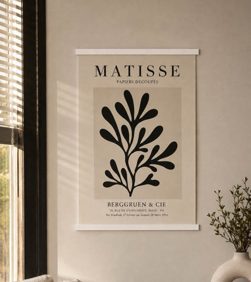 Posterhanger Weiß Aufhängeloch Atmosphäre | Yourdecoration.de