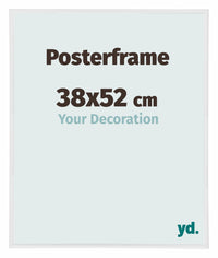 Posterrahmen 38x52cm Weiss Hochglanz Kunststoff Paris Messe | Yourdecoration.de