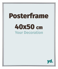 Posterrahmen 40x50cm Silber Kunststoff Paris Messe | Yourdecoration.de