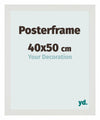 Posterrahmen 40x50cm Weiss Matt MDF Parma Messe | Yourdecoration.de