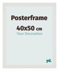 Posterrahmen 40x50cm Weiss Matt MDF Parma Messe | Yourdecoration.de