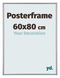 Posterrahmen 60x80cm Silber Kunststoff Paris Messe | Yourdecoration.de