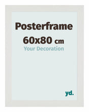 Posterrahmen 60x80cm Weiss Matt MDF Parma Messe | Yourdecoration.de