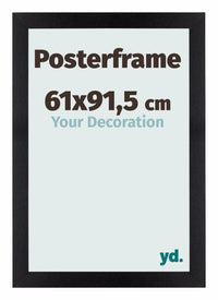 Posterrahmen 61x91,5cm Schwarz Matt MDF Parma Messe | Yourdecoration.de