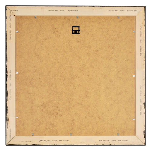 Sheffield Holz Bilderrahmen 20x20cm Schwarz Gold Gewischt Rucksteite | Yourdecoration.de